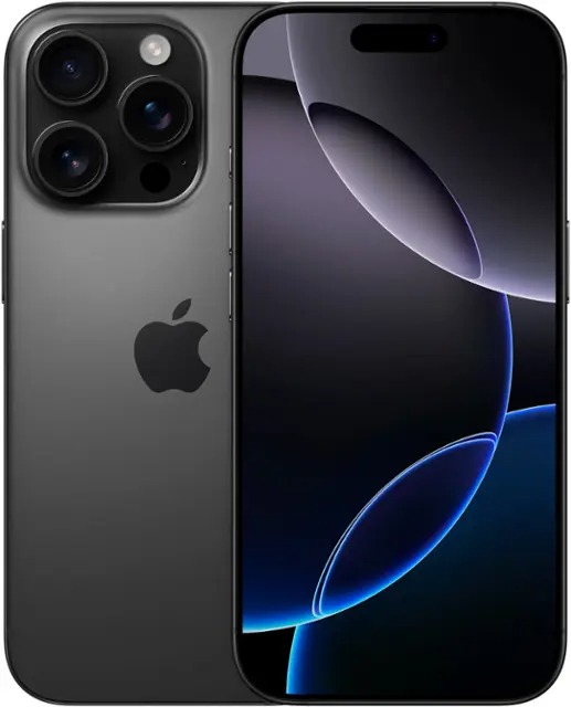 Apple - iPhone 16 Pro 256GB - Apple Intelligence - Black Titanium